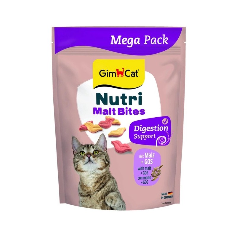 GIMCAT Nutri Malt Bites Całuski przysmak odkłaczający 425g