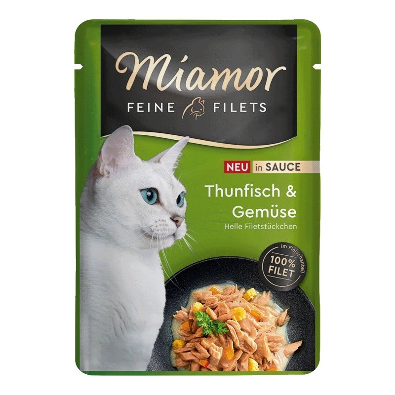 MIAMOR Feine Filets w sosie saszetka - tuńczyk i warzywa 100g