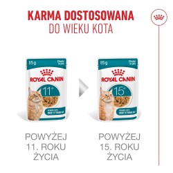 ROYAL CANIN Ageing 11+ Jelly karma mokra, kawałki w galaretce, dla kotów dojrzałych po 11 roku życia 85g (saszetka - galaretka)