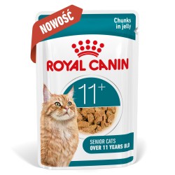 ROYAL CANIN Ageing 11+ Jelly karma mokra, kawałki w galaretce, dla kotów dojrzałych po 11 roku życia 85g (saszetka - galaretka)