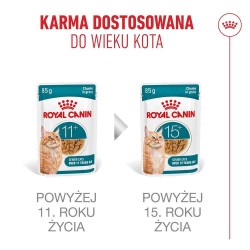 ROYAL CANIN Ageing 11+ Gravy karma mokra, kawałki w sosie, dla kotów dojrzałych po 11 roku życia 12x 85g