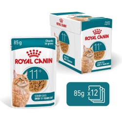 ROYAL CANIN Ageing 11+ Gravy karma mokra, kawałki w sosie, dla kotów dojrzałych po 11 roku życia 85g