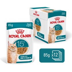ROYAL CANIN Ageing 15+ karma mokra, kawałki w sosie, dla kotów dojrzałych po 15 roku życia 12x 85g