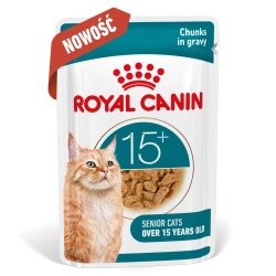 ROYAL CANIN Ageing 15+ karma mokra, kawałki w sosie, dla kotów dojrzałych po 15 roku życia 85g