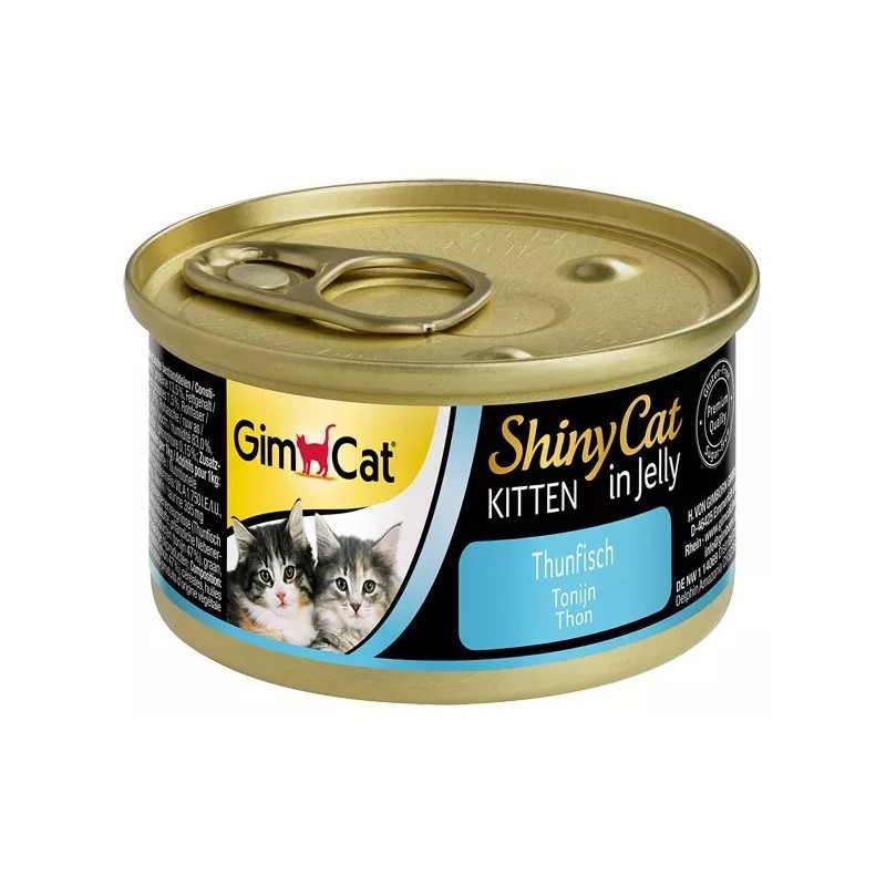 GIMCAT ShinyCat Kitten Tuńczyk w galaretce 70g