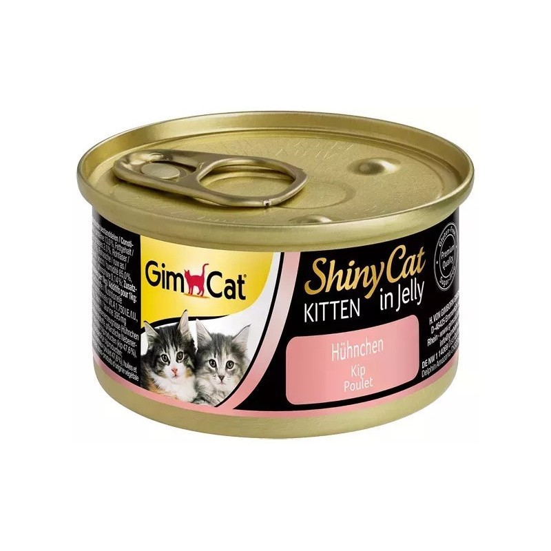 GIMCAT ShinyCat Kitten Kurczak w galaretce 70g