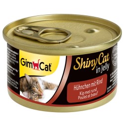 GIMCAT ShinyCat Jelly Kurczak z wołowiną w galaretce 70g