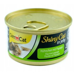 GIMCAT ShinyCat Kurczak z Papają w galaretce 70g