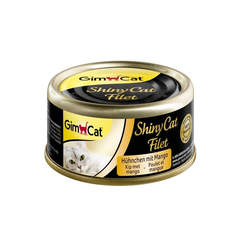 GIMCAT ShinyCat Filet Kurczak z mango 70g