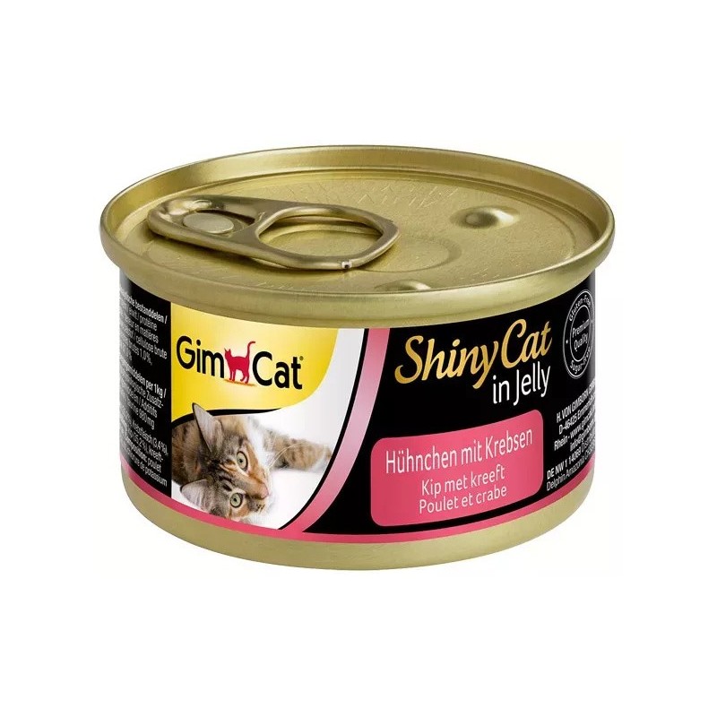 GIMCAT ShinyCat Kurczak z rakami w galaretce 70g