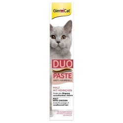 GIMCAT Pasta Duo Anti Hairball Malt z kurczakiem 50g