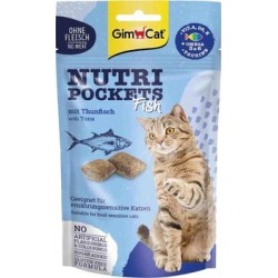GIMCAT Nutri Pockets Fish z Tuńczykiem 60g