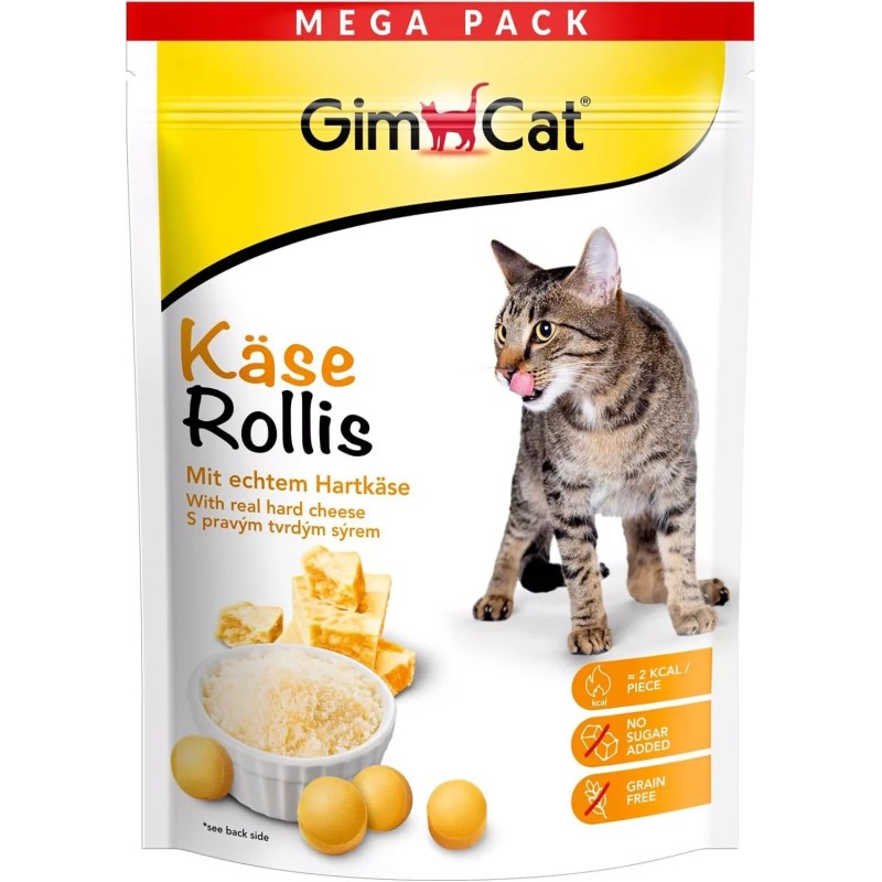 GIMCAT Kase-Rollis Cheezies - kuleczki z serem dla kota 425g
