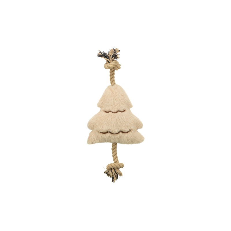 TRIXIE Xmas Choinka z linką zabawka dla psa plusz/linka 38 cm