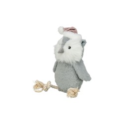 TRIXIE Xmas Sowa z linką zabawka dla psa plusz/linka 31 cm