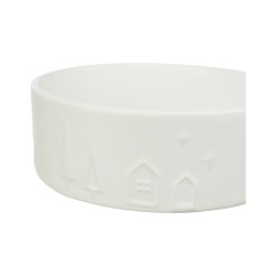 TRIXIE Xmas Miska ceramiczna dla psa/kota biała 0,8l / 16cm