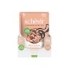 SCHESIR karma mokra dla kotów tuńczyk z łososiem w galarecie 85g (saszetka)