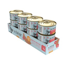 SCHESIR Cat Can Grill karma mokra dla kota pasta z sardynek w sosie z homara 70g (puszka)