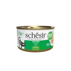 SCHESIR Complements karma mokra dla kotów kurczak w galarecie 70g (puszka)