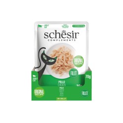 SCHESIR Complements karma mokra dla kotów kurczak w galarecie 70g (saszetka)