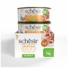 SCHESIR Complements karma mokra dla kotów tuńczyk z aloesem w galarecie 70g (puszka)