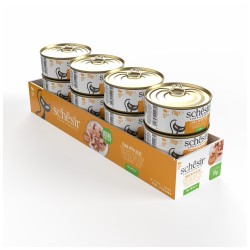 SCHESIR Complements karma mokra dla kotów tuńczyk z aloesem w galarecie 70g (puszka)