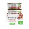 SCHESIR Complements karma mokra dla kotów tuńczyk z barweną w galarecie 70g (puszka)
