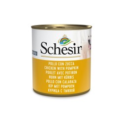 SCHESIR Complements karma mokra dla psa kurczak z dynią w galarecie 285g (puszka)