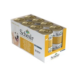 SCHESIR Complements karma mokra dla psa kurczak z dynią w galarecie 285g (puszka)
