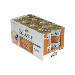 SCHESIR Complements karma mokra dla psa kurczak z pomidorami w galarecie 285g (puszka)