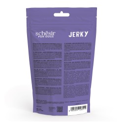 SCHESIR Jerky przysmak dla psów kaczka z jabłkiem suszona 145g (saszetka)