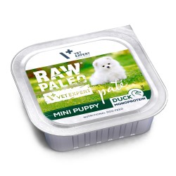 RAW PALEO Duck Pate Mini Puppy - mokra karma dla szczeniąt  kaczka 150g