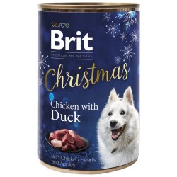 BRIT Premium By Nature Christmas - Kurczak z kaczką i jabłkami 400g