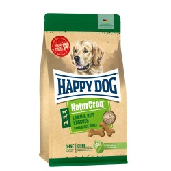 HAPPY DOG NaturCroq Knochen kostki z jagnięciną i ryżem przysmak dla średnich i dużych psów 500g