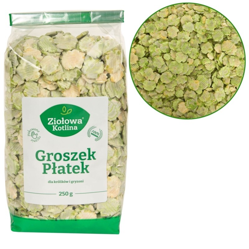 ZIOŁOWA KOTLINA Groszek Płatek 250g