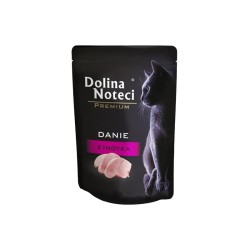 DOLINA NOTECI PREMIUM Mokra karma dla kota danie z indyka 85 g (saszetka)