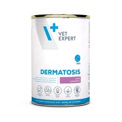 VETEXPERT Dermatosis Dog Lamb and Pumpkin mokra karma weterynaryjna dla psów 400g (puszka)