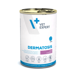 VETEXPERT Dermatosis Dog Lamb and Pumpkin mokra karma weterynaryjna dla psów 400g (puszka)