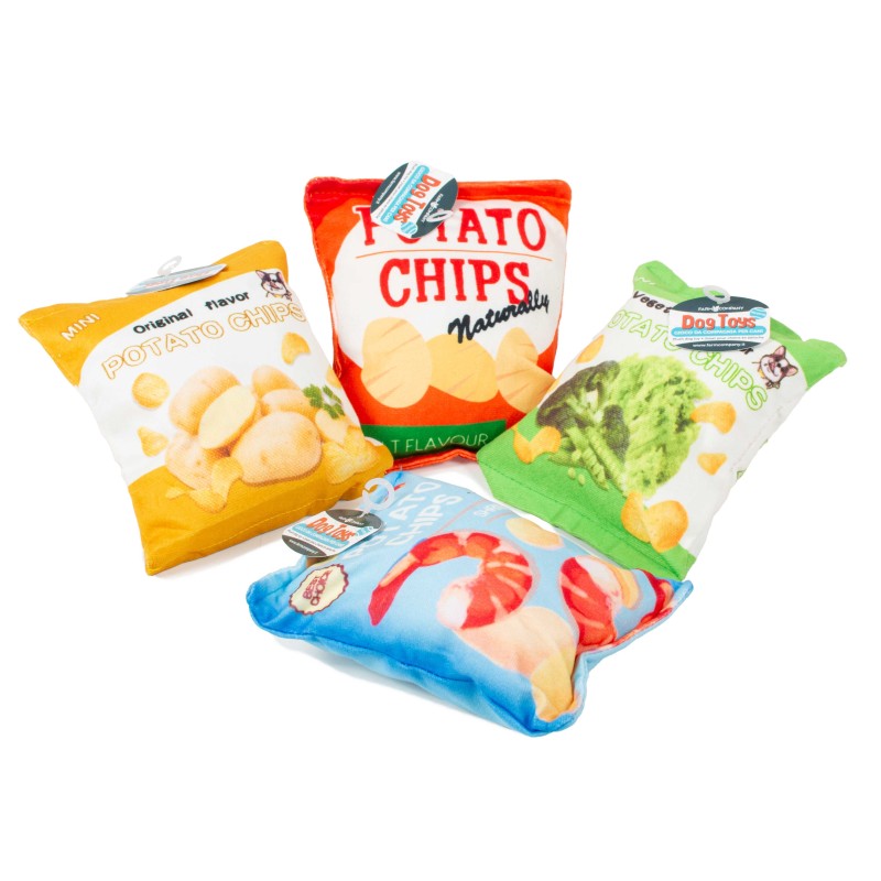 FARM COMPANY Paczka Chipsów szeleszcząca pluszowa zabawka 1 sztuka
