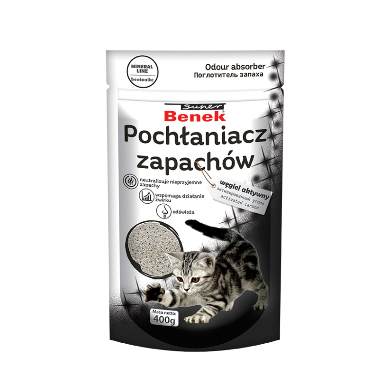 SUPER BENEK Pochłaniacz z Węglem Aktywnym 400g