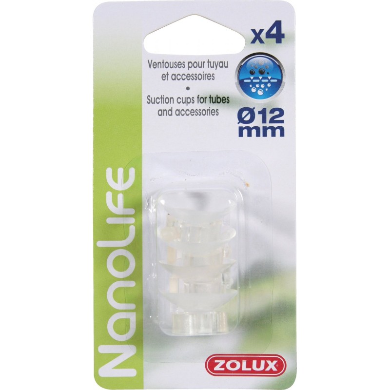 ZOLUX Przyssawka mała do akwarium do rurek i akcesoriów śr.12mm 4 szt