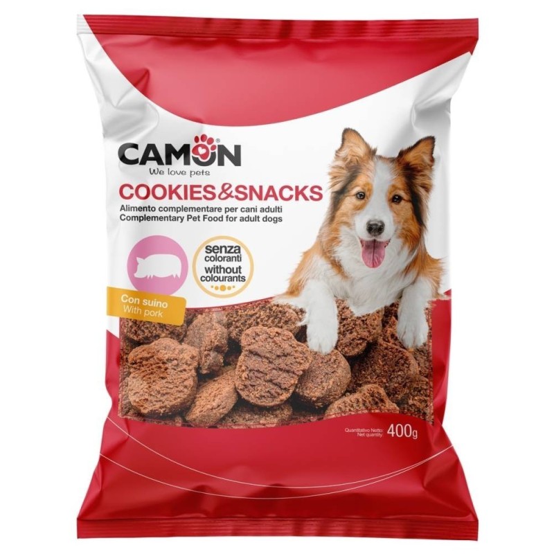 CAMON Ciasteczka z Łapy z Wieprzowiną 400g