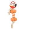 CAMON Dog Toy Rubber Kość z Lina 14cm