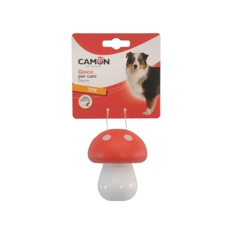 CAMON TPR Zabawka dla psa - Grzybek na Przysmaki 9cm