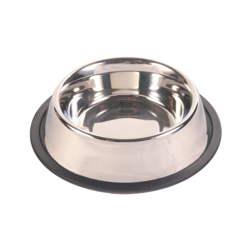 TRIXIE Miska metalowa na gumie 0,45l