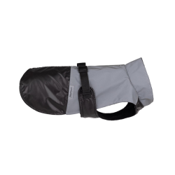 AMIPLAY Peleryna odblaskowa Lumin - czarna 50 x 55 x 62-72 cm