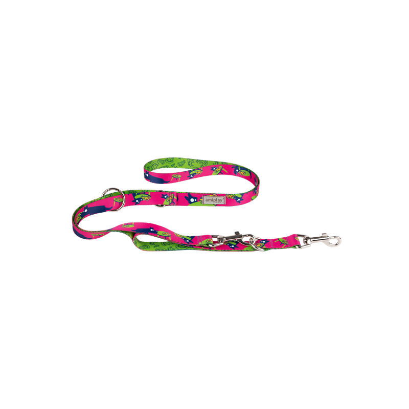 AMIPLAY Smycz Amik 7in1 PizzaDog XL