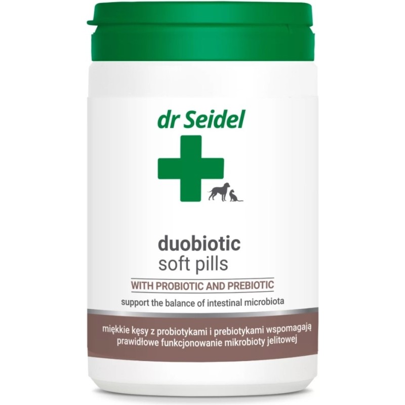 DR SEIDEL Soft pills duobiotic - Kęsy na mikrobion jelitowy 225g