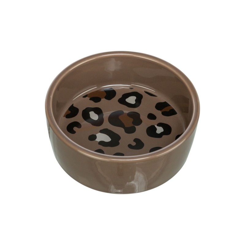 TRIXIE Leo miska ceramiczna w panterkę  0.3l/ 12cm
