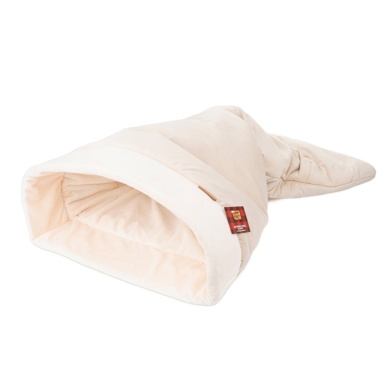 BARRY KING Legowisko norka dla kota muszla - kremowy  40 x 100 x 20cm